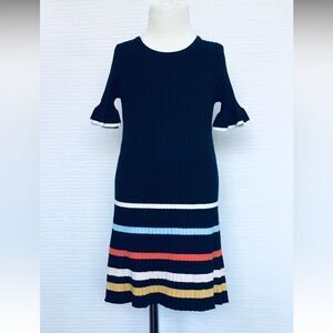 NEW GYMBORee Toddler Girls 3/4 Short Sleeve Ribbed Sweater Dress